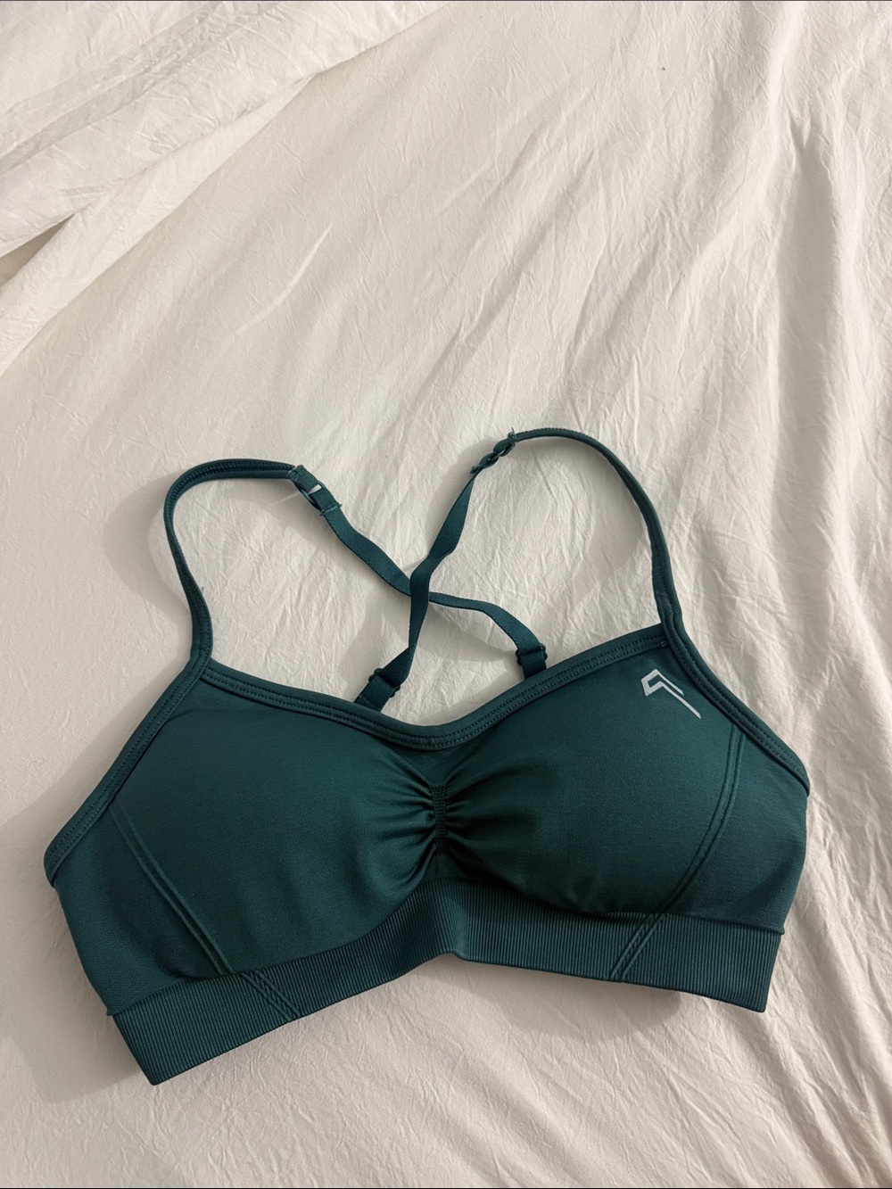 Oner Active Dark Teal Strappy Sports Bra